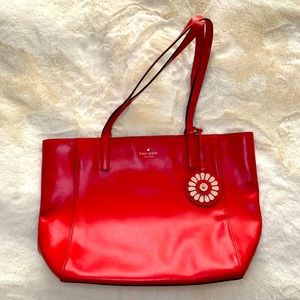 Red Kate Spade Tote Bag